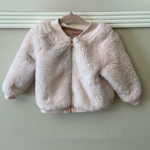 Baby or Toddler Cat & Jack Fur Bomber Jacket